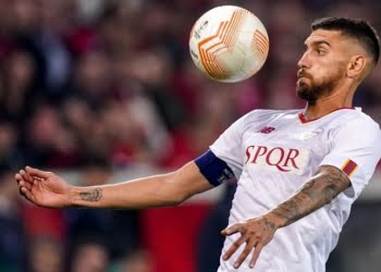 Pellegrini Azione stop Bayer Leverkusen-Roma 18052023