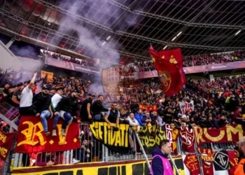 Tifosi romanisti a Leverkusen 18052023