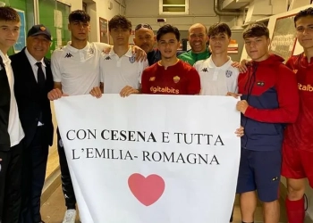 Under 18 Striscione solidarietà Emilia-Romagna 21052023
