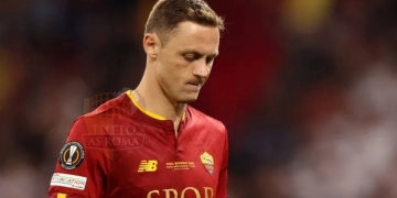 Matic Deluso fine partita Siviglia-Roma 31052023