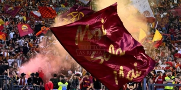 Tifosi romanisti Olimpico Siviglia-Roma 2 31052023