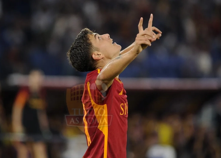 Dybala Esulta gol 2 Roma-Empoli 17092023