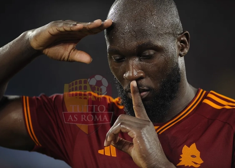 Lukaku Esulta militare Roma-Empoli 17092023