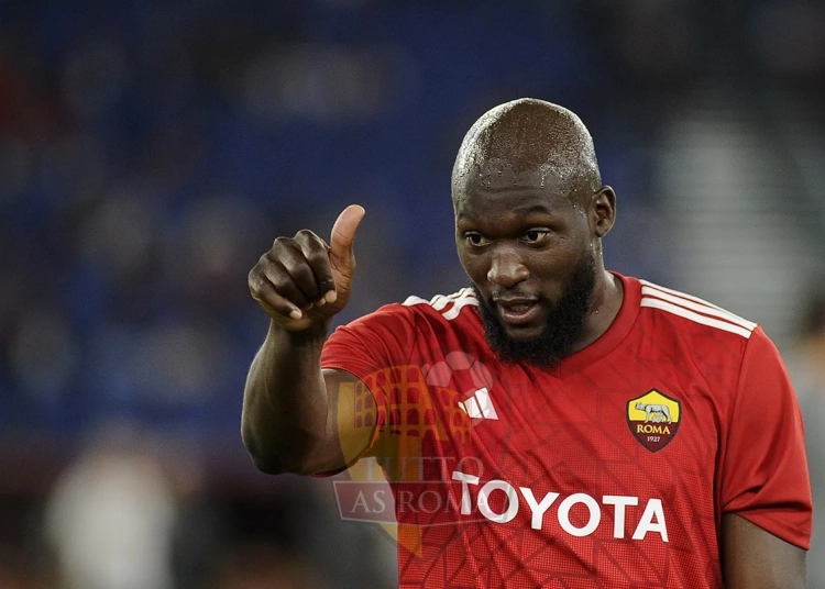 Lukaku Riscaldamento ok Roma-Empoli 17092023