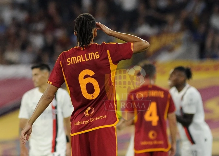 Smalling Azione Roma-Milan 01092023