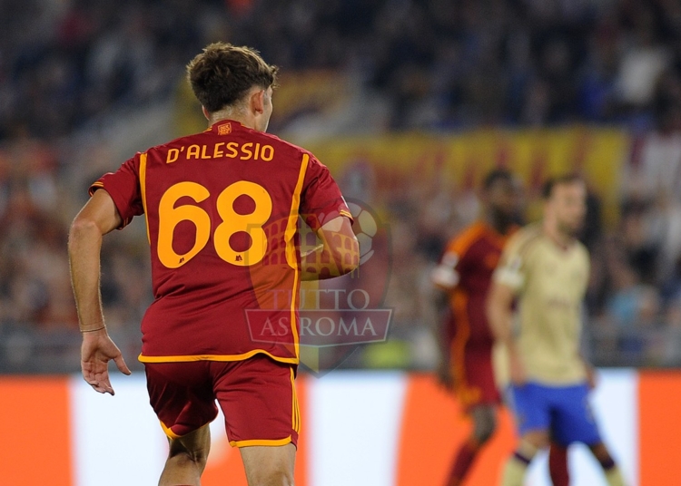 DAlessio Debutto Prima squadra Dietro Roma-Servette 05102023