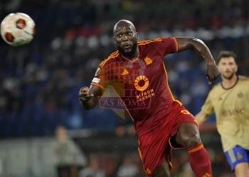 Lukaku Azione Roma-Servette 05102023