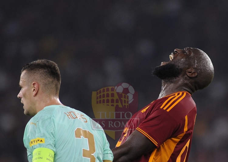 Lukaku Gol urlo Roma-Slavia Praga 26102023