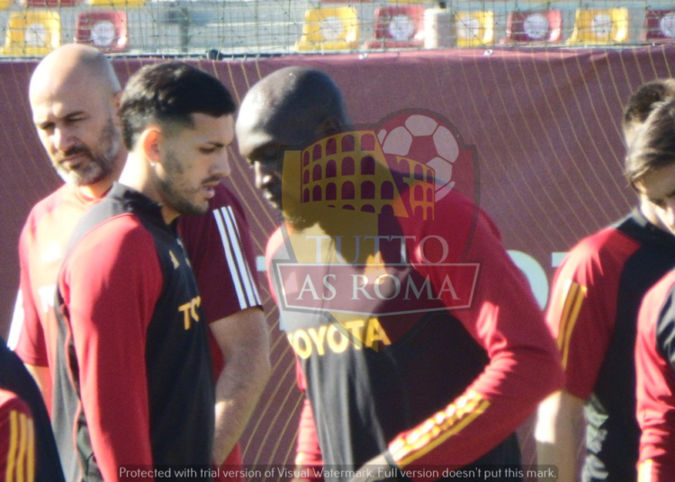 Lukaku, Paredes, Dybala Rifinitura Slavia Praga-Roma 08 Novembre 2023