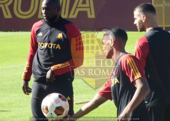 Costa, Spinazzola e Lukaku Rifinitura Slavia Praga-Roma 08112023