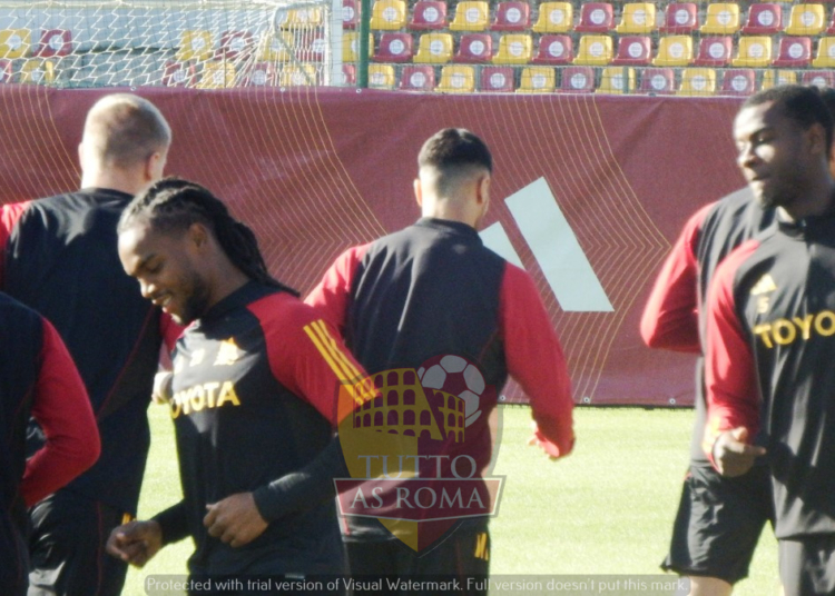 Servette-Roma Renato Sanches 2 Rifinitura a Trigoria 21 11 2023 46