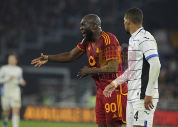 Lukaku Azione Roma-Atalanta 07012024