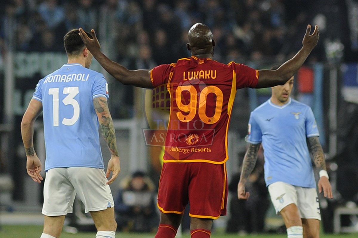 Lukaku Rammaricato Lazio-Roma Coppa Italia 10012024