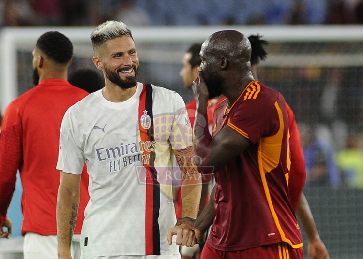 Lukaku e Giroud Roma-Milan 01092023