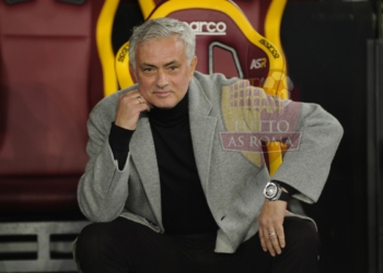 Mourinho Panchina Roma-Cremonese Coppa Italia 3 03012024