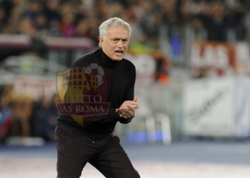 Mourinho Panchina Roma-Cremonese Coppa Italia 5 03012024