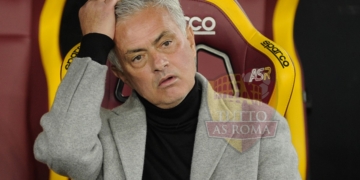 Mourinho Panchina Roma-Cremonese Coppa Italia 6 03012024