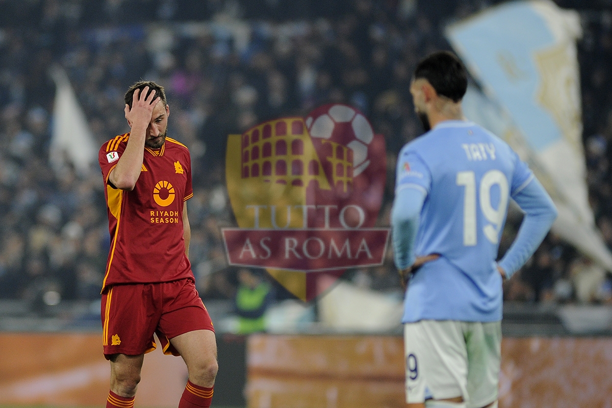 Cristante Azione Lazio-Roma Coppa Italia 10012024