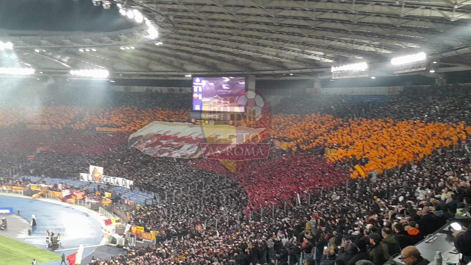 Scenografia Lazio-Roma Coppa Italia 3 10012024