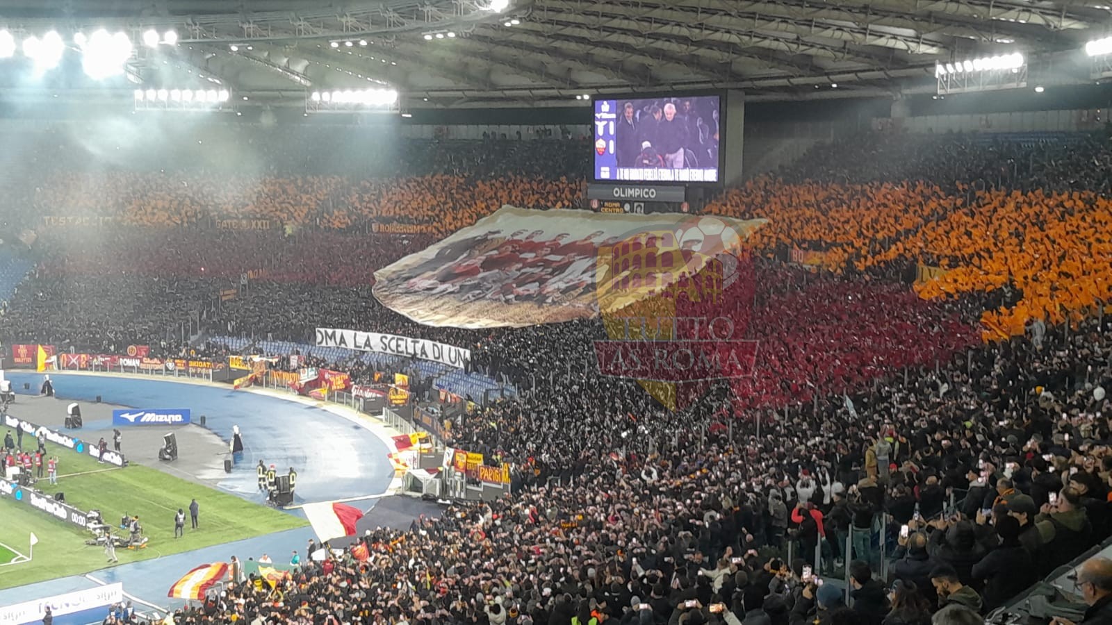 Scenografia Lazio-Roma Coppa Italia 4 10012024