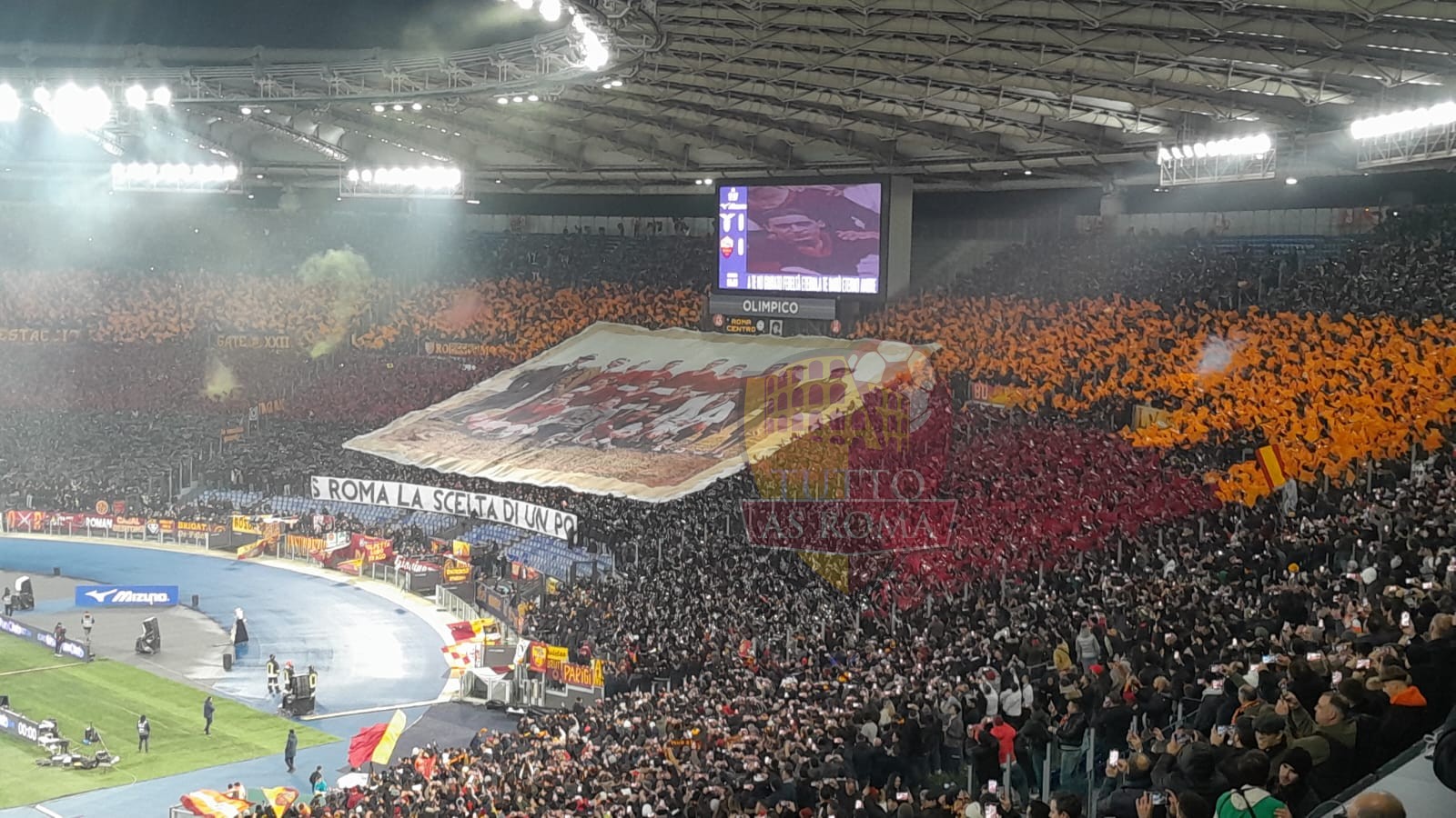 Scenografia Lazio-Roma Coppa Italia 5 10012024