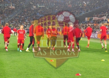 Riscaldamento Roma-Cagliari 05022024