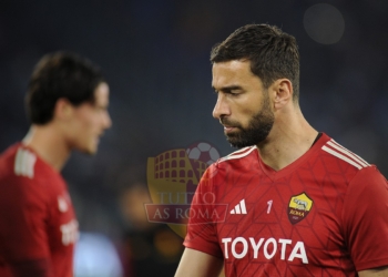 Rui Patricio e Svilar Riscaldamento Roma-Feyenoord 22022024