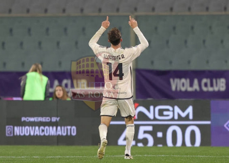 Llorente Esulta gol dita alzate al cielo Fiorentina-Roma 2 10032024