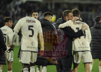 De Rossi e Llorente Fine partita Roma-Fiorentina 10032024