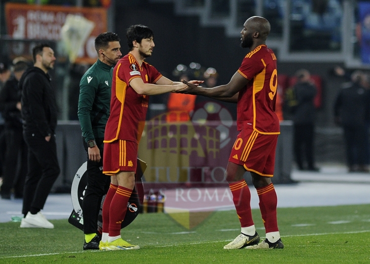 Lukaku e Azmoun Sostituzione Roma-Brighton 07032024