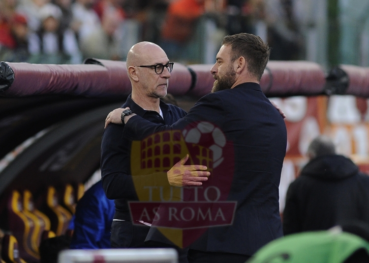 De rossi e Ballardini Panchina Roma-Sassuolo 17032024