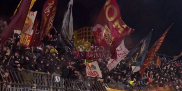 Tifosi romanisti Monza-Roma 2 02032024