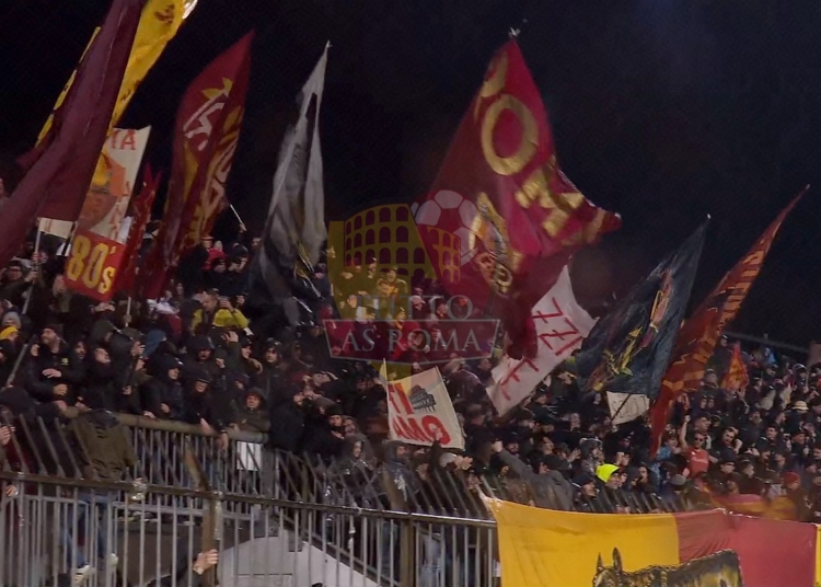 Tifosi romanisti Monza-Roma 2 02032024