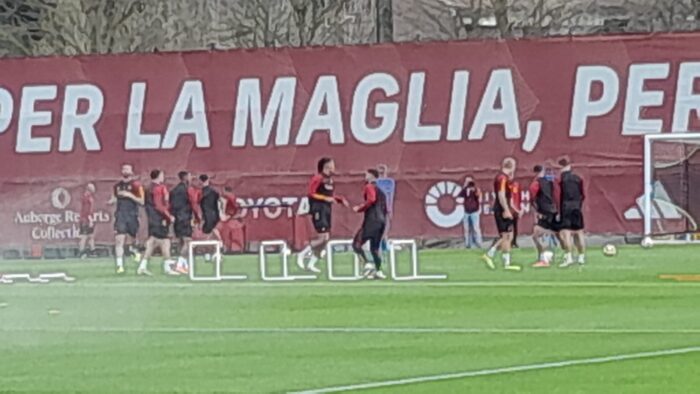 Rifinitura Allenamento Milan-Roma