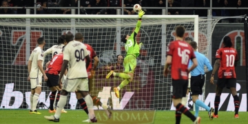 Svilar Parata eccezionale Milan-Roma 11042024