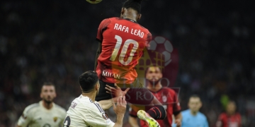 Celik e Leao Azione Milan-Roma 11042024