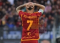 Pellegrini Delusione fine partita Roma-Bologna 21042024