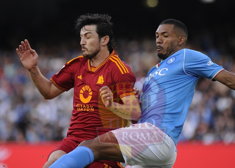 Azmoun e Juan Jesus Azione Napoli-Roma 28042024