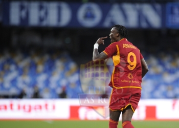 Abraham Esultanza gol Napoli-Roma 28042024