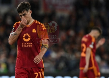 Dybala Sconsolato Roma-Bayer Leverkusen 02052024