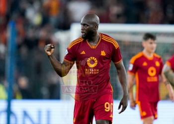 Lukaku Esulta gol Roma-Genoa 2 19052024