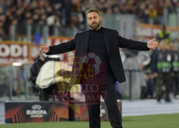 De Rossi Panchina Roma-Bayer Leverkusen 02052024