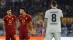 Paredes e Pellegrini Azione Roma- Bayer Leverkusen 02052024