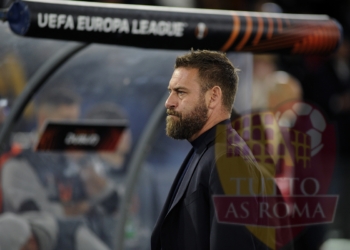 De rossi Panchina Roma-Bayer Leverkusen 02052024