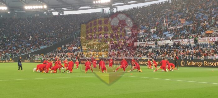 Riscaldamento Roma-Juventus 05052024