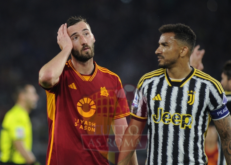 Cristante Fine partita deluso Roma-Juventus 05052024