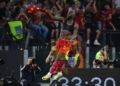 Lukaku Esulta gol Roma-Genoa 19052024