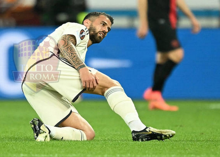 Spinazzola Infortunio Bayer Leverkusen-Roma 09022024