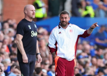 De Rossi Panchina Everton-Roma 10082024