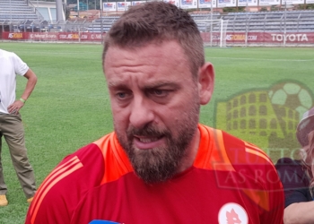 De Rossi Mixed-zone Roma-Olympiacos 03082024